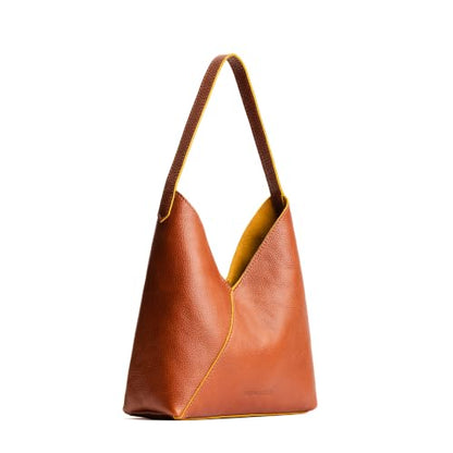 Portland Leather Goods Naomi Shoulder Bag - Handmade Slouchy Crossbody Bag - color: L Sienna, size: Large