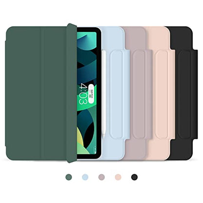 Magnetic Case for iPad Air 11 Inch M4/M3/M2 2026/2025/2024, Smart Folio for iPad Air 5th/4th Gen. 10.9 Inch 2022/2020, Trifold Stand Case, Auto Sleep/Wake, Support Apple Pencil Pro(Green) - color: Green
