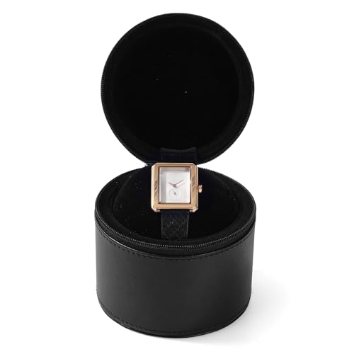 Oirlv Single Watch Travel Case Black - color: Black