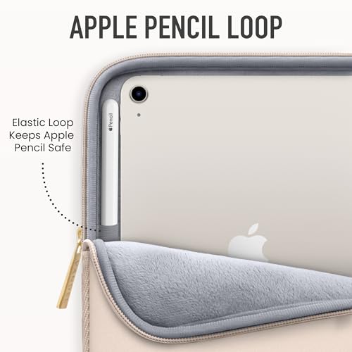 Vandel Slim & Protective Tablet Sleeve for 9-11 inch iPad A16, 11 iPad Pro | Fits al 9-11 Inch iPads + Tablets, 10.9" iPad,10.2" iPad, 10.9" iPad Air, 11 Inch Samsung Galaxy Tab A9+, Fits Magic Keyboard - color: d. Sand, size: 9-11 Inch Tablet