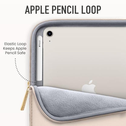 Vandel Slim & Protective Tablet Sleeve for 9-11 inch iPad A16, 11 iPad Pro | Fits al 9-11 Inch iPads + Tablets, 10.9" iPad,10.2" iPad, 10.9" iPad Air, 11 Inch Samsung Galaxy Tab A9+, Fits Magic Keyboard - color: d. Sand, size: 9-11 Inch Tablet