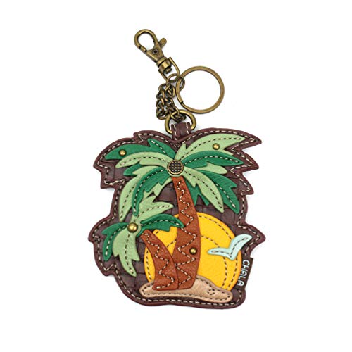 CHALA Plant Life Collection Women's Decorative Key Fob/Coin Purse Accessory - Palm Tree - style: Palm Tree