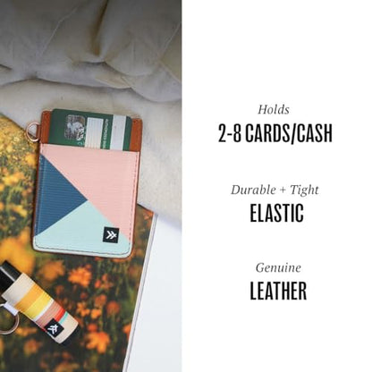 Thread Wallets Ultra Slim Minimalist Leather Card Holder Wallet (Fine Line) - color: Fine Line
