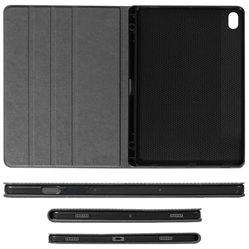 Leather Case for Samsung Galaxy Tab S11 11 inch 2025 Folio Cover | Genuine Leather Smart Protective Shell Fits SM-X730/X736B/X736,S Pen Holder,Auto Wake/Sleep,Shockproof & Drop-Proof.Black - color: Black, size: S11 11 inch