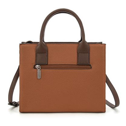 Wrangler Tote Bags for Women Top-handle Handbags and Purse for Women with Adjustable Strap - color: A-brown/Coffee