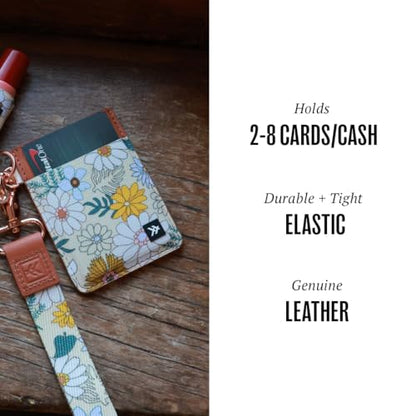 Thread Wallets Ultra Slim Minimalist Leather Card Holder Wallet (Blossom) - color: Blossom