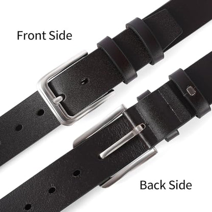 GOIACII Leather Belt for Men with Gift Box - color: B03 Coffee, size: 38" to 42" Waist Adjustable