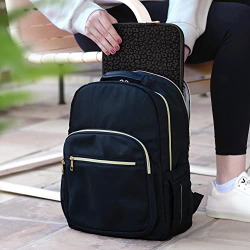 Vandel Slim, Protective Laptop Sleeve for 14 Inch Laptops, MacBook Pro 14 | Fits MacBook Pro 14 inch, HP 14” Laptops, Dell XPS 14, 14” Chromebooks, HP Stream, Dell Latitude, Lenovo IdeaPad, Protextive - color: c. Black Leopard, size: 14 Inch