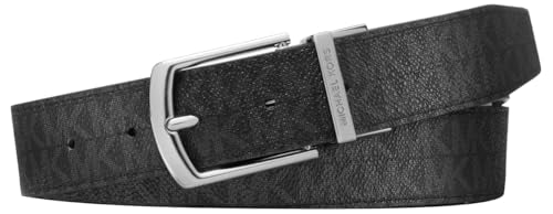 Michael Kors 34MM Reversible Logo Dress Belt - color: Black, size: 30