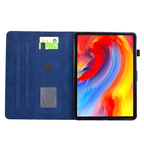 Case for Kindle Fire HD 8 & 8 Plus (12th/10th Generation 2024/2022/2020) | Embossed Hummingbird PU Leather Flip Folio Stand Cover, Auto Wake/Sleep with Card Slot for Kindle Fire HD 8/8 Plus, Darkblue - color: A6 Darkblue