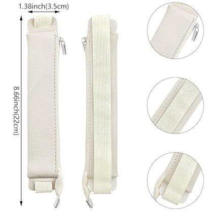Aswewamt 5 Pcs Elastic Notebook Band Holders PU Leather Adjustable Pen Sleeve Pouch Pencil Holder Case for Notebook Planners Binders Books - style: Style_3