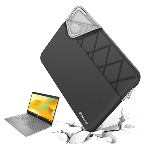 Smatree Laptop Sleeve for 13.3 inch HP Chromebook x360 13b-ca000/ca0047nr - color: Elite-Black, size: for 13.3 inch Chromebook x360 13b(E456)
