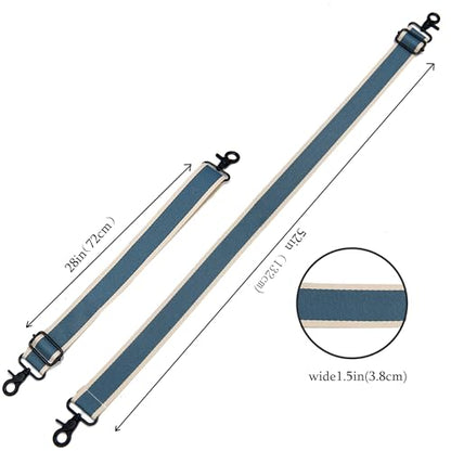 Wide Purse Strap Adjustable Replacement Crossbody Bag Strap Silver Hardware Shoulder Straps - color: Black Hardware-color Block-819