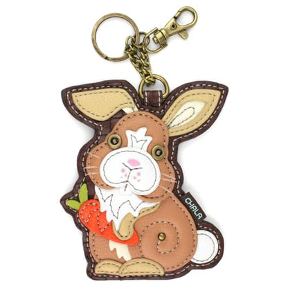 CHALA Woodland Collection Women's Decorative Key Fob/Coin Purse Accessory - Bunny - style: Bunny