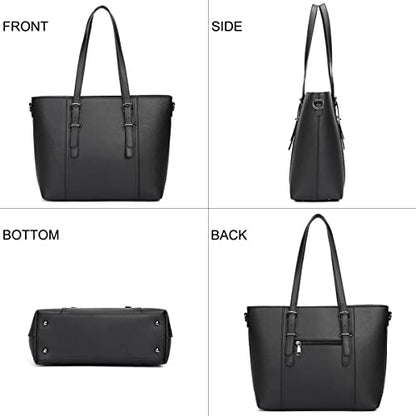 Women Purses and Handbags Tote Shoulder Bag Top Handle Satchel Bags for Ladies - color: A Black