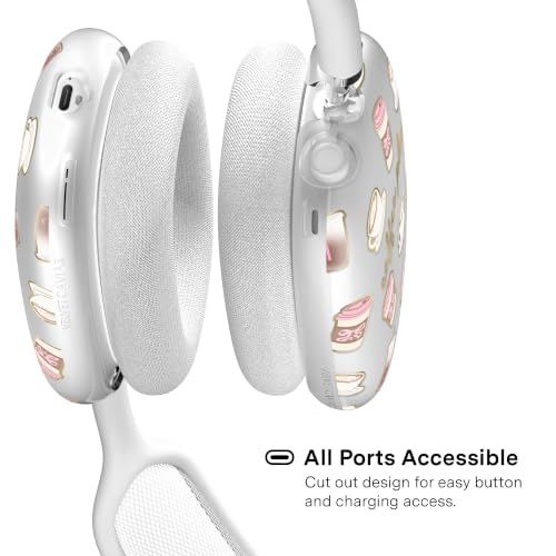 VELVET CAVIAR Case Cover for AirPods Max 2 & 1 - Cute Protective Headphone Accesssories (Coffee Please V2) - color: Coffee Please V2