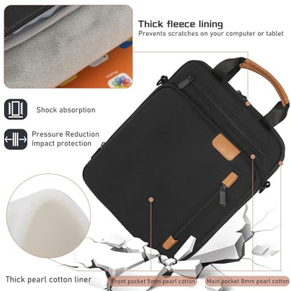 TORIBIO 13 Inch Tablet Sleeve Bag Padded Protective Travel Carrying Case | Fits 13" iPad Air M4 M3 M2, iPad Pro M5 M4 M2 M1, Samsung Galaxy Tab S9 FE+/S9+/S8+/S7 FE/S7+ 12.4" Surface Laptop Go 12.4" - color: Black, size: 12.9 Inch