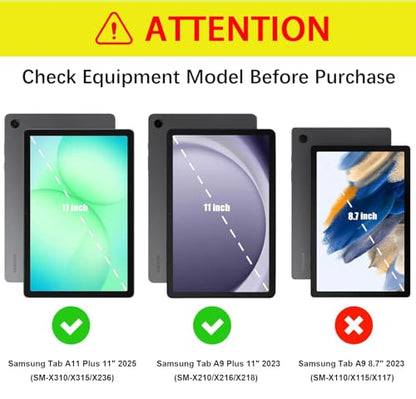 Case for Samsung Galaxy Tab A11 Plus 2025 / A9 Plus 2023 11 Inch, PU Leather Folio Case Smart Cover with Stand & Auto Wake/Sleep, American Flag Camo - color: American Flag Camo