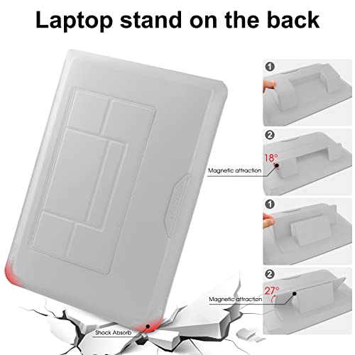 HoYiXi 13 Inch Laptop Sleeve Case Bag Compatible with Macbook Neo 2026/MacBook Air 13 M1 M2 2022-2018/MacBook Pro 13 M2 2022-2016/Surface Pro 8 2021/Surface Go 3 13-13.6'' Dell HP ASUS Acer PC, Silver - color: Silver, size: 13-13.3 in