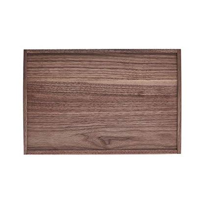 pandapark Wood Organizer Tray,Black Walnut,Desk & Drawer Storage Box (Walnut Master) - color: Walnut Master-4