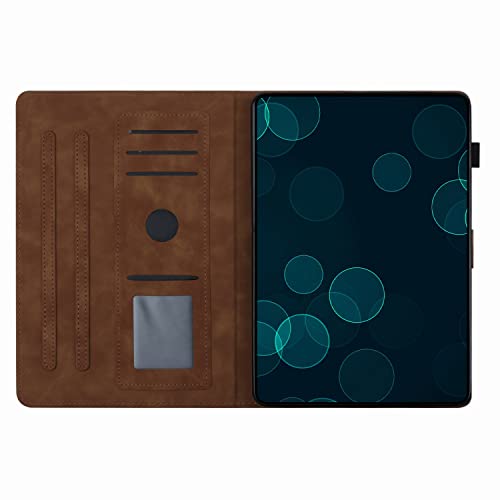 Case for Samsung Galaxy Tab S8 2022 / Tab S7 2020 11 Inch Model (X700/X706/T870/T875/T878) - Premiun PU Leather Folio Stand Protective Case with Pocket, Auto Wake/Sleep Smart Tablet Cover, Brown - color: Brown, size: Samsung Galaxy Tab S8/S7 11"