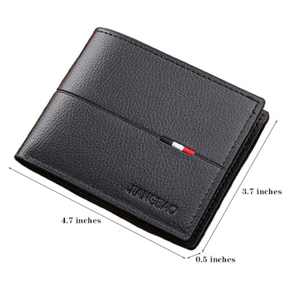 Slim Wallet for Men with Money Clip, Minimalist Wallet with Zipper, Bifold Mens Wallets with Credit Card Holder, PU Leather Men's Wallet with Coin Purse, Carteras Para Hombres (Black 3) - color: Black 3