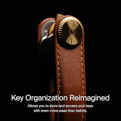 Orbitkey Key Organizer Pro - Leather - color: Evergreen