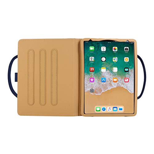 Handbag Case for iPad Pro 11" (2018-2025) & iPad Air 11 2024 2025 2026/Air 10.9", Techcircle Cute Bowknot Pocket Wallet Folio Stand PU Leather Carrying Case, Auto Sleep/Wake, Blue - color: Blue, size: iPad Pro 11" 2018-2025 | iPad Air 11"