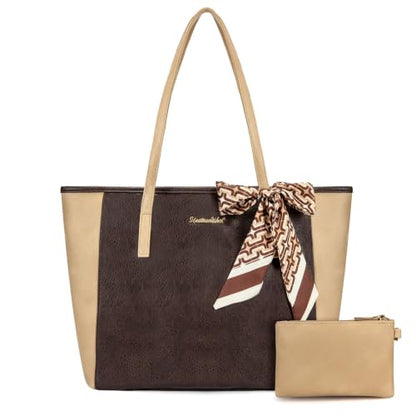 Montana West City Tote Bags Purses and Handbags for Women Causal Bag - color: *Two Tone Coffee