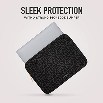 Vandel Slim, Protective Laptop Sleeve for 14 Inch Laptops, MacBook Pro 14 | Fits MacBook Pro 14 inch, HP 14” Laptops, Dell XPS 14, 14” Chromebooks, HP Stream, Dell Latitude, Lenovo IdeaPad, Protextive - color: c. Black Leopard, size: 14 Inch
