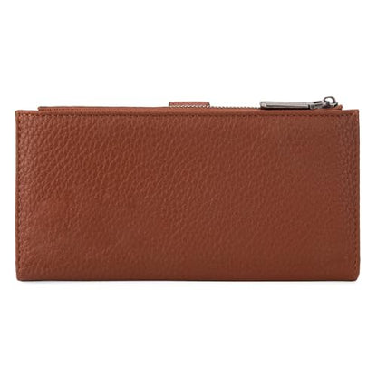 Montana West Women's Wallet Bifold RFID Blocking Wallets Large Capacity Card Holder Wallets with Zipper Coin Pocket - color: 3 Brown