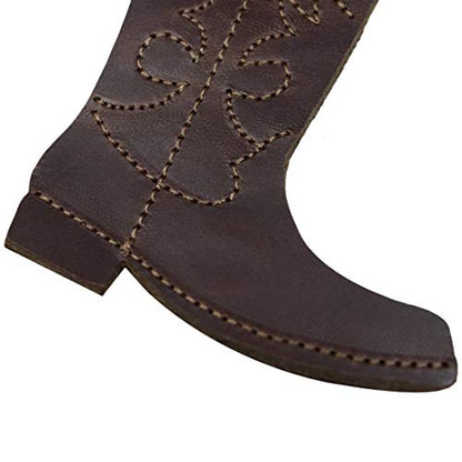 Hide & Drink, Leather Western Boot Keychain/Key Ring/Cowboy/Cowgirl/Texas/equestrianism, Handmade :: Bourbon Brown