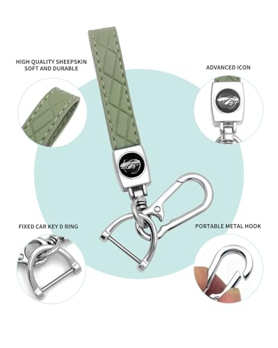 For Mercedes Benz Key cover & Key chain accessories (Green set) | Advanced soft TPU key Case is compatible with C E R S G S CLS CLK GLC ML GLE GLS SL SLR Maybach AMG Smart Remote Key - color: Key Case + Sheepskin Metal Key Chain(green)