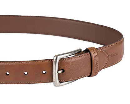 Columbia Men's Casual Everyday Leather Belt – Jeans, Chinos and Daily Wear - color: Tan Trinity, size: 44