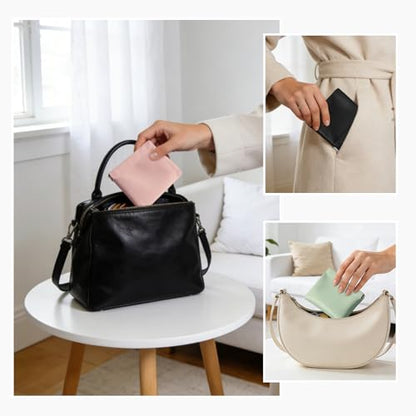 4Pcs Mini Cosmetic Bags Coin Purse Pocket Storage Pouch for Women