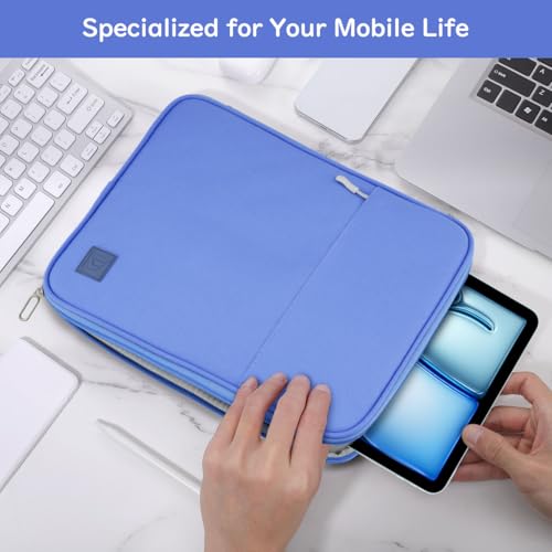 Dadanism 9-11 Inch Tablet Sleeve Padded Carrying Case, Periwinkle | Fits iPad A16 11" 2025, iPad 10th Gen 10.9", iPad Air M4/Pro M5 11", iPad Air 5/4, iPad 9/8/7th Gen, Galaxy Tab A11+ Plus 11" - color: Periwinkle, size: 9-11 inch