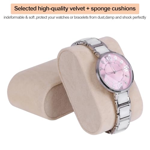 BEWISHOME Mens Jewelry Box, Jewelry Organizer with 4 Watch Case | Removable Tray, Jewelry Storage Case for Necklace, Earring Ring Bracelet, PU Leather, Velvet Lining Black SSH07B - color: Black+Beige