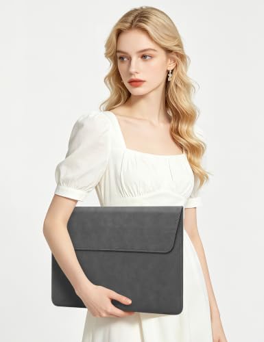 HYZUO 13 Inch Laptop Case Sleeve Bag with Adjustable Stand, Space Gray | for MacBook Air 13 M5 A3449 M4 M3 M2 M1 2026-2018, 13" MacBook Neo 2026, MacBook Pro 13 M2 M1 2026-2016, Surface Pro, XPS 13 - color: Space Gray, size: 13 Inch