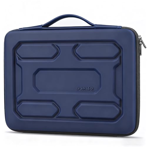 DOMISO 17 inch Laptop Sleeve with Handle Shockproof Waterproof EVA Protective Case for 17.3" ZBook Fury 17.3 G8/MSI GS73VR Stealth Pro/HP Envy 17/LG Gram 17"/ROG Strix GL702VS, Dark Blue - color: Dark Blue, size: 17.3 inch