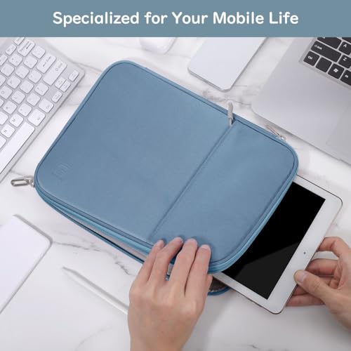 Dadanism 9-11 Inch Tablet Sleeve Padded Carrying Case, Blue | Fits iPad A16 11" 2025, iPad 10th Gen 10.9", iPad Air M4/Pro M5 11", iPad Air 5/4, iPad 9/8/7th Gen, Galaxy Tab A11+ Plus 11" - color: Blue, size: 9-11 inch