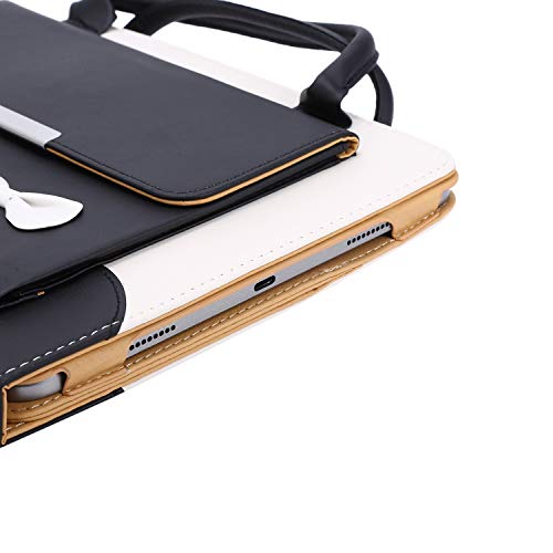 Handbag Case for iPad Pro 11" (2018-2025) & iPad Air 11 2024 2025 2026/Air 10.9", Techcircle Cute Bowknot Pocket Wallet Folio Stand PU Leather Carrying Case, Auto Sleep/Wake, Blue - color: Blue, size: iPad Pro 11" 2018-2025 | iPad Air 11"