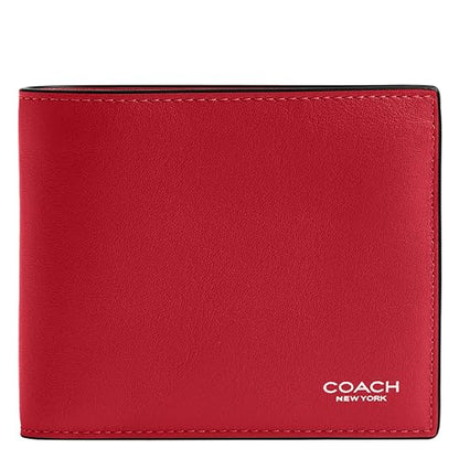 Coach Men's 3-in-1 Wallet - color: Scarlett
