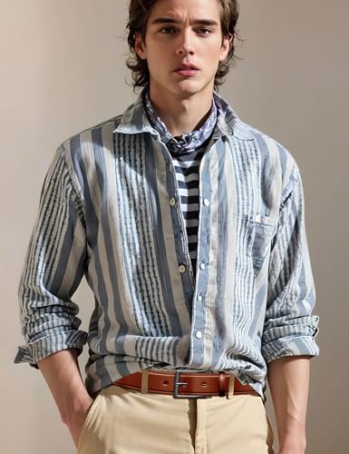 Mens Dress Belt,Mens Leather Belts for Jeans, Belt 1.38" Width - color: Gun Blk Buckle-tan Belt, size: 30"-33" Waist Adjustable