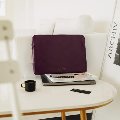 Comfyable Tablet Sleeve Compatible with iPad Air 11" M4 2026, iPad Pro 11 Inch M5 & Smart/Magic Keyboard with Pencil Holder-PU Leather Bag Water-Resistant Slim Case - Berry Brown - color: Berry Brown, size: 9.7"-11" iPad Pro & iPad Air