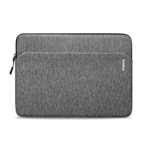 tomtoc Slim Laptop Sleeve Case for 13-inch 2026 New MacBook Air M5/A3449 M4/A3420 M3/A3113 M2/M1, Fits MacBook Neo A18 Pro, Water-Resistant Protective Carrying Case with Accessories Pocket | Sleeve for MacBook Air M5/M4/M3/M2/M1, 13 Inch MacBook Pro M2/M1