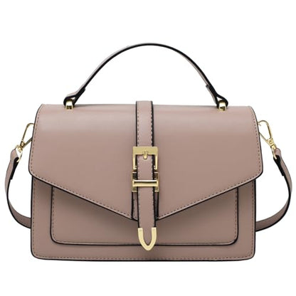 Travistar Crossbody Bags for Women Trendy - Small Cross Body Purse Shoulder Bag Leather Handbags Evening Clutch with 2 Straps - color: T053-khaki