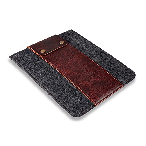 MegaGear Genuine Leather Tablet Sleeve Case for iPad Pro 11 inches, All Generations iPad Air & iPad (Brown, 11 Inch) - color: Brown, size: 11 Inch