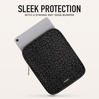Vandel Slim & Protective Tablet Sleeve for 9-11 inch iPad A16, 11 iPad Pro | Fits al 9-11 Inch iPads + Tablets, 10.9" iPad,10.2" iPad, 10.9" iPad Air, 11 Inch Samsung Galaxy Tab A9+, Fits Magic Keyboard - color: c. Black Leopard, size: 9-11 Inch Tablet