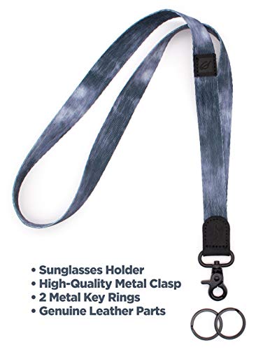 Lanyard for Keys Neck Lanyard Key Chain Holder for Men and Women - Cool Neck Lanyards for Keys, Wallets and ID Badge Holders | Mist - color: Mist