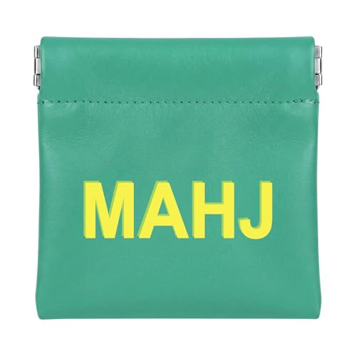 1 Pcs Mahjong Dice Bag Mini Tile Pouch,Teal Green - color: Teal Green